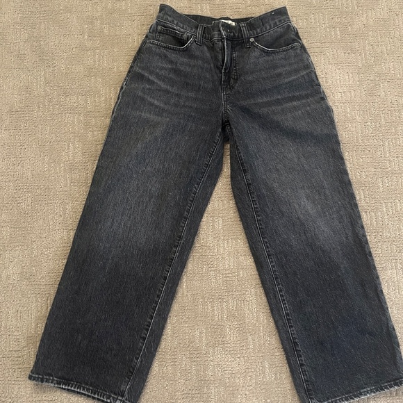 Madewell The perfect Vintage cropped Jeans in Gray Sz 25P - Picture 2 of 5